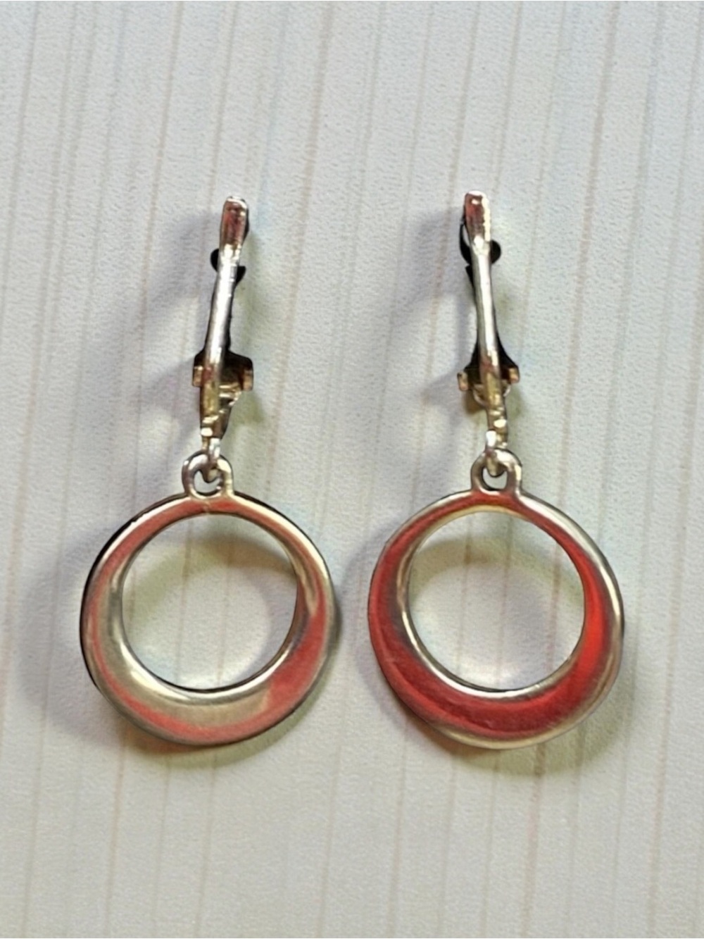 Elegant Gold Hoop Clip On Earrings